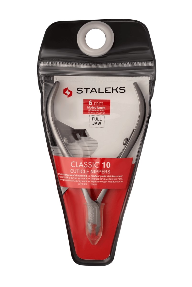 Cuticle nippers STALEKS CLASSIC 10 (6 mm) - www.texasnailstore.com