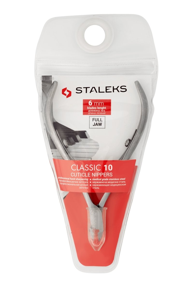 Cuticle nippers STALEKS CLASSIC 10 (6 mm) - www.texasnailstore.com