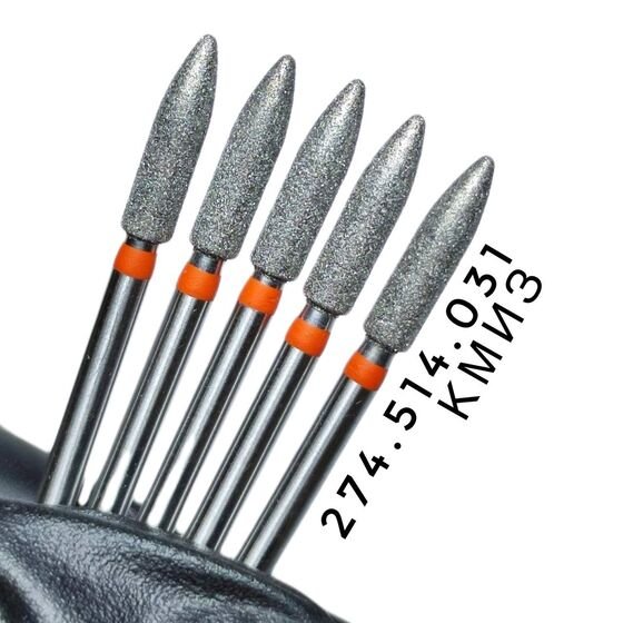 KMIZ Diamond bit Bullet 3.1 (red) - www.texasnailstore.com