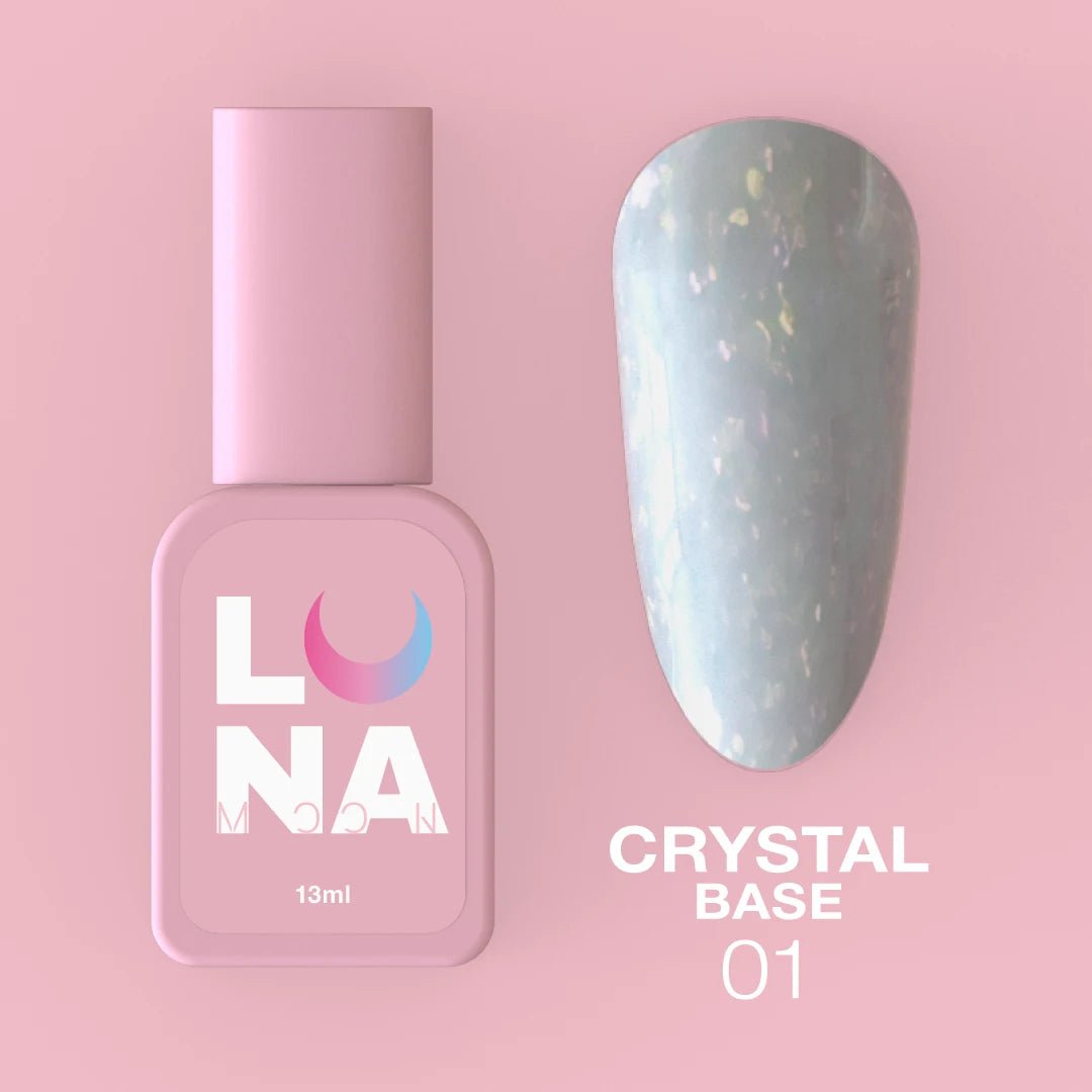 Luna Crystal Base 01 13ml - www.texasnailstore.com
