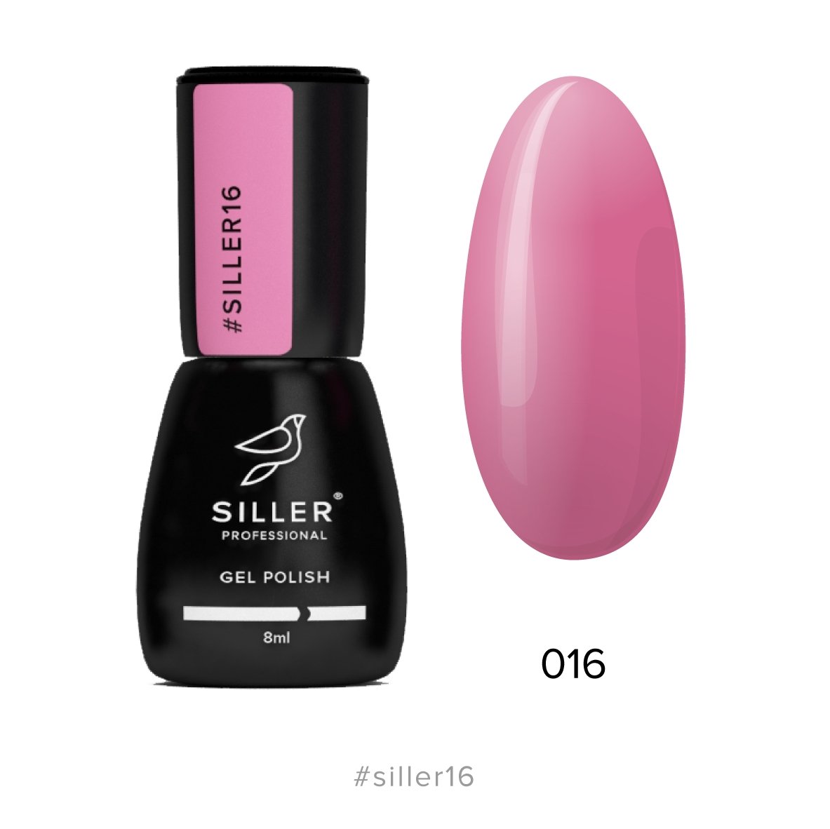 Siller Gel Polish №16 (8ml) - www.texasnailstore.com
