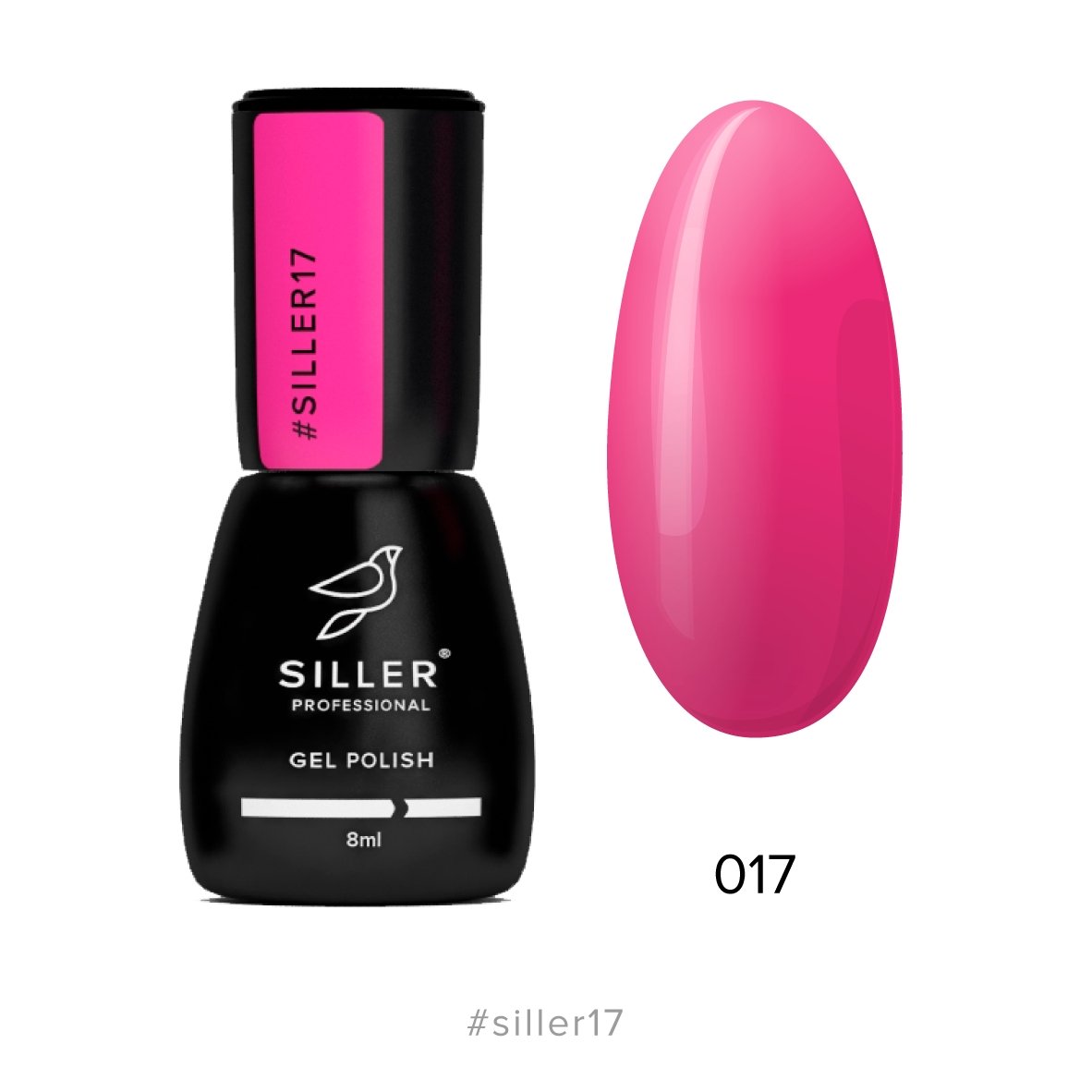 Siller Gel Polish №17 8ml - www.texasnailstore.com