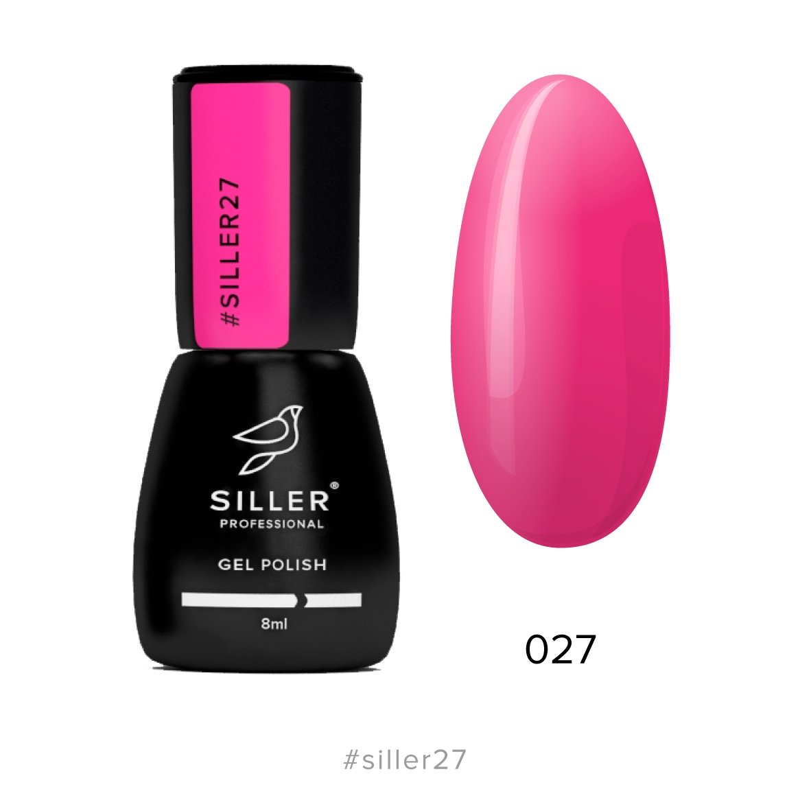 Siller Gel Polish №27 8ml - www.texasnailstore.com