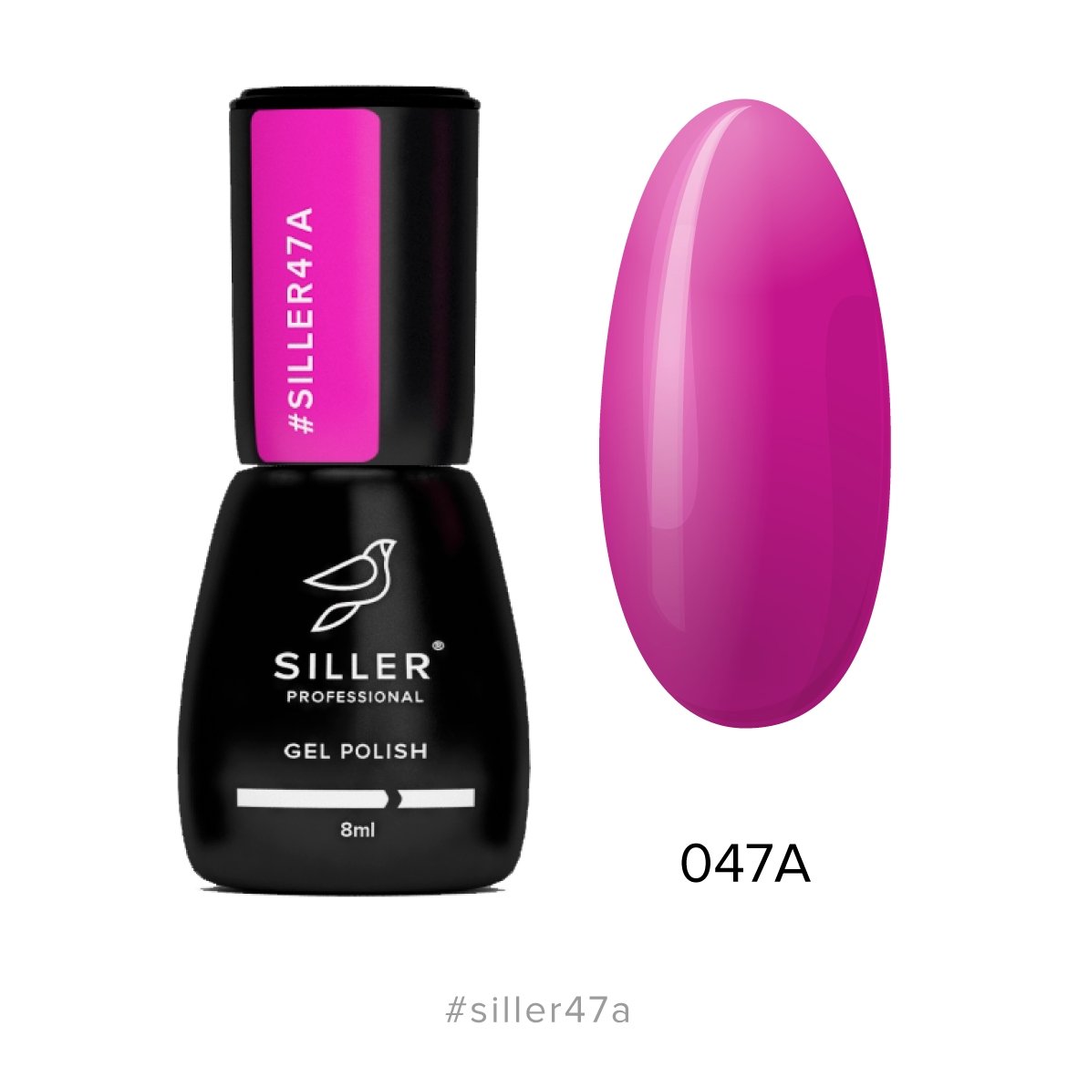 Siller Gel Polish №47A 8ml - www.texasnailstore.com