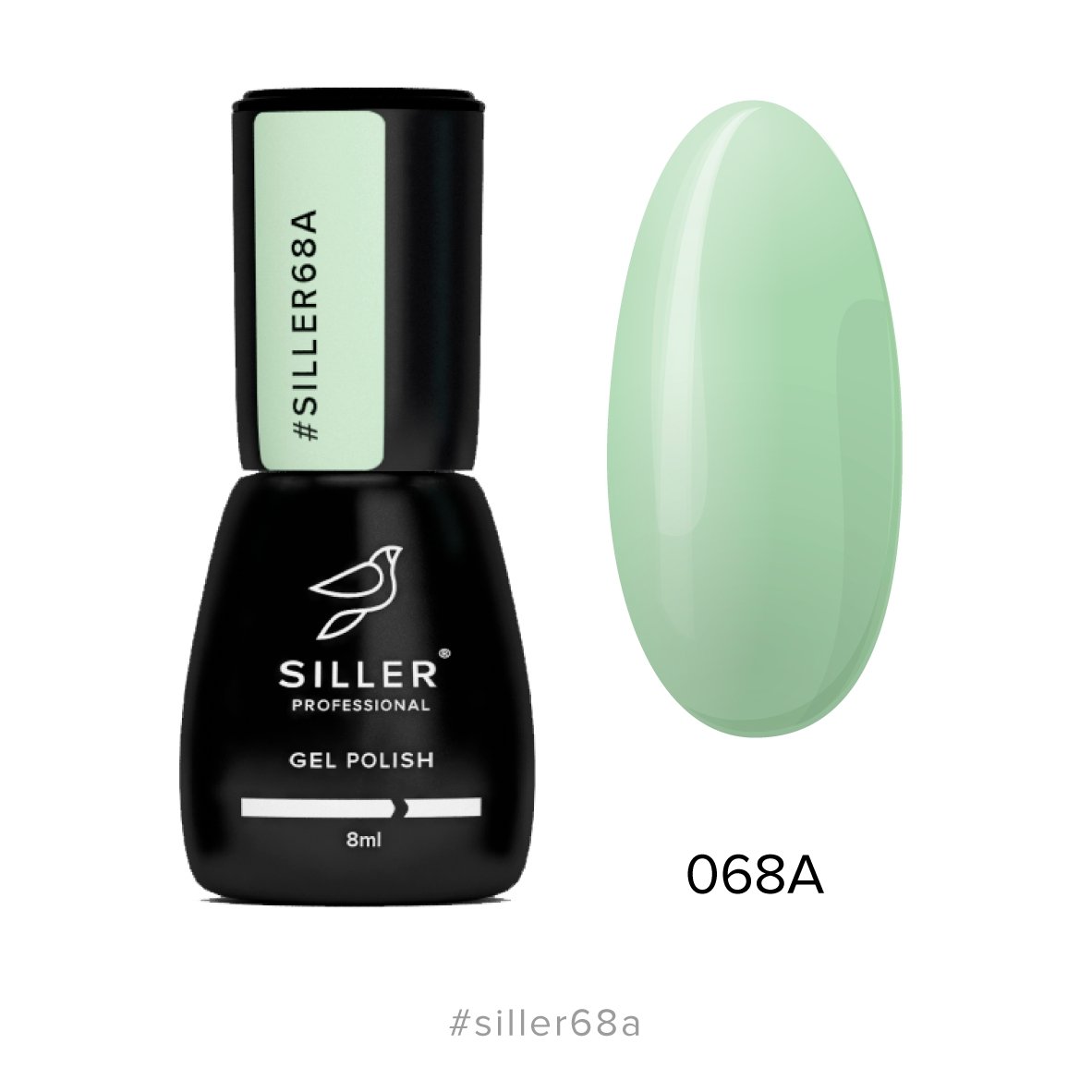 Siller Gel Polish №68A 8ml - www.texasnailstore.com