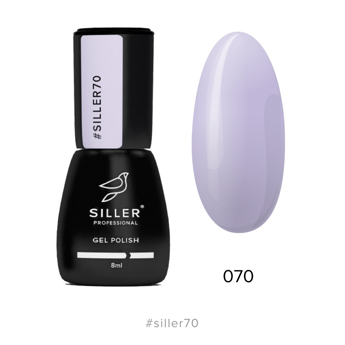 Siller Gel Polish №70 (8ml) - www.texasnailstore.com