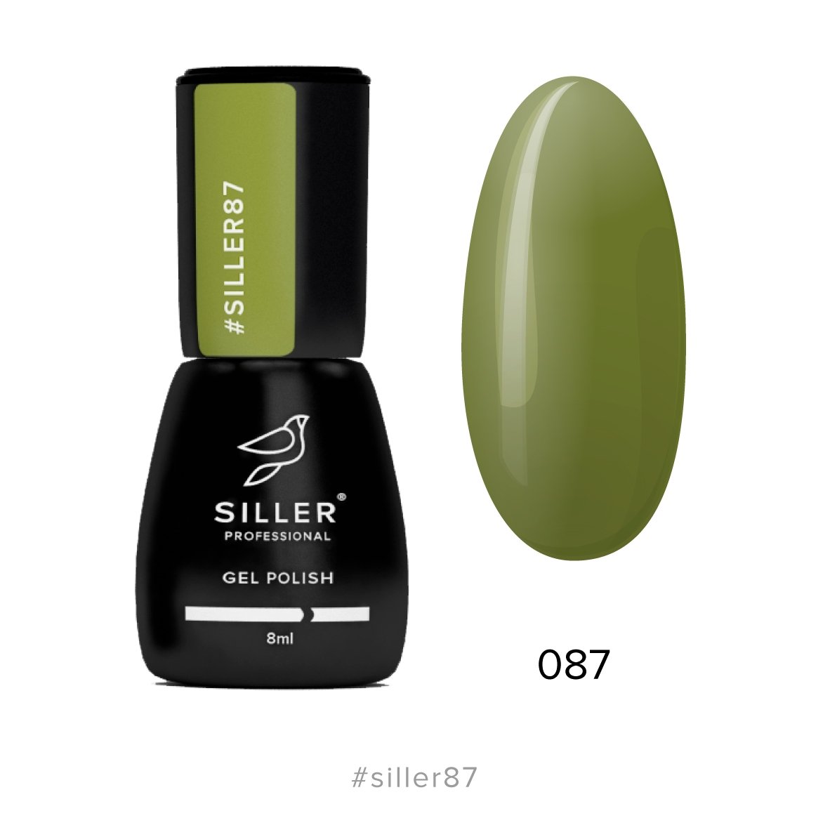 Siller Gel Polish №87 8ml - www.texasnailstore.com