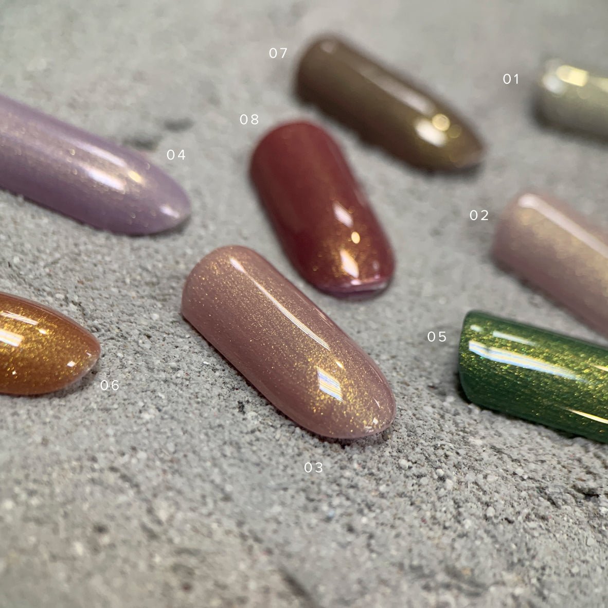 Siller Gold Shine №1 gray with gold microsparkle (8ml) - www.texasnailstore.com