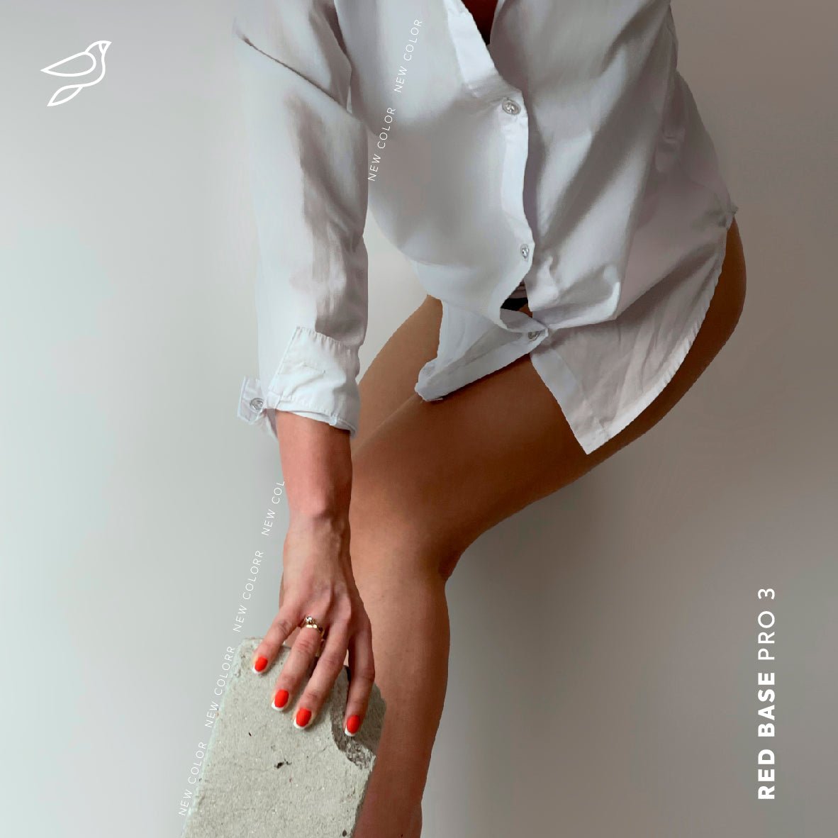 Siller Red Base PRO №3 8ml - www.texasnailstore.com