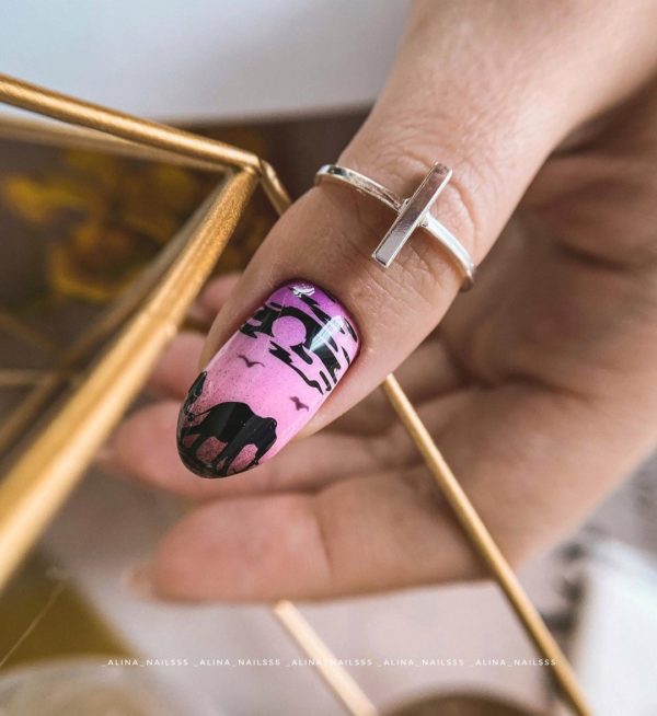 Taki Da 23 large stamping plate with demo card - www.texasnailstore.com