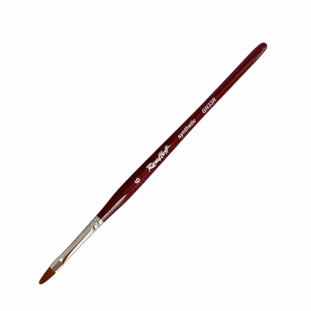 Brush Oval 6 Roubloff GN33R - www.texasnailstore.com