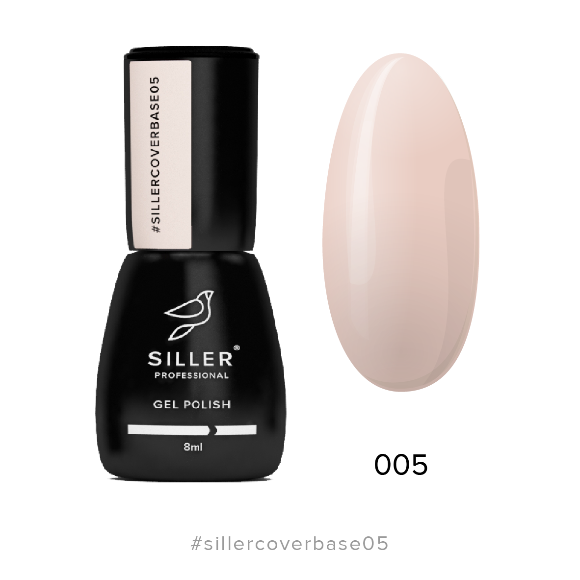Siller Cover Base №5 8ml - www.texasnailstore.com