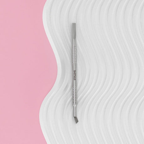 Cuticle pusher BEAUTY & CARE 40 TYPE 1 (rectangular pusher and blade) - www.texasnailstore.com