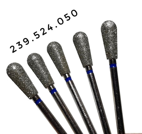 Diamond Bit "Pear" (5mm) Blue - www.texasnailstore.com