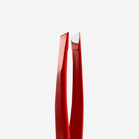 Eyebrow tweezers EXPERT 11 type 3r (wide slanted) Red - www.texasnailstore.com