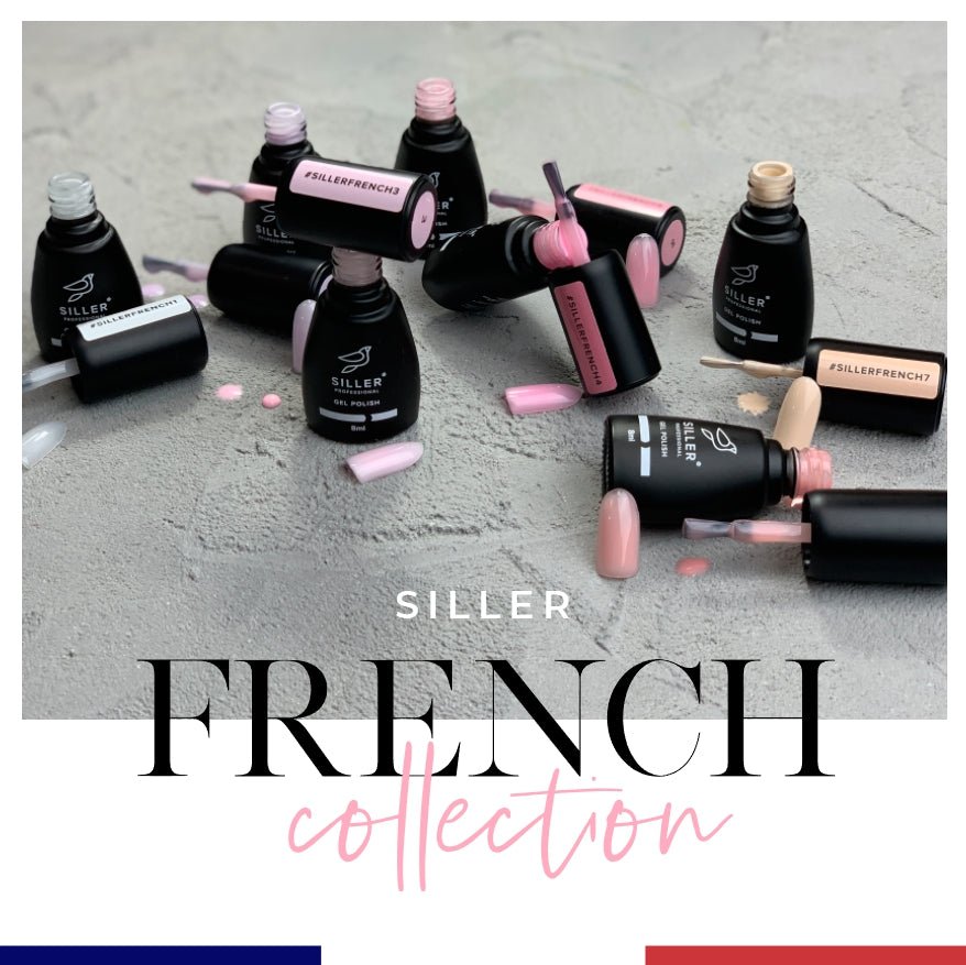 Gel polish Siller French #2 (8ml) - www.texasnailstore.com