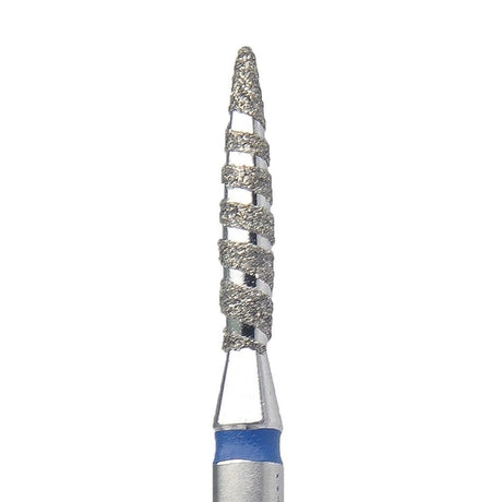 KMIZ Diamond Bit Flame Tornado (1.8mm) Blue - www.texasnailstore.com