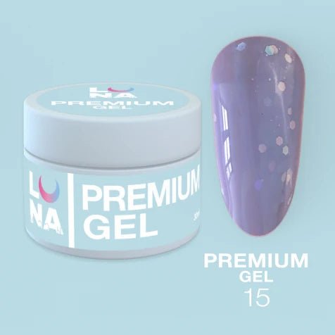 Luna Builder Gel Premium №15 30ml - www.texasnailstore.com