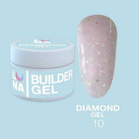 Luna Diamond Gel №10 (15ml) - www.texasnailstore.com