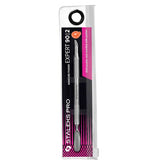 Manicure pusher STALEKS PRO EXPERT 90 TYPE 2 (slant pusher and rounded wide pushers) - www.texasnailstore.com