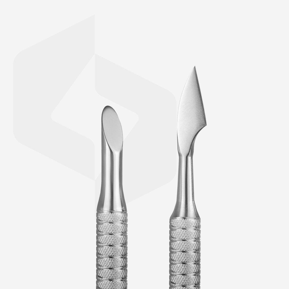 Manicure pusher STALEKS PRO EXPERT 90 TYPE 3 (slant pusher and rounded wide pushers) - www.texasnailstore.com