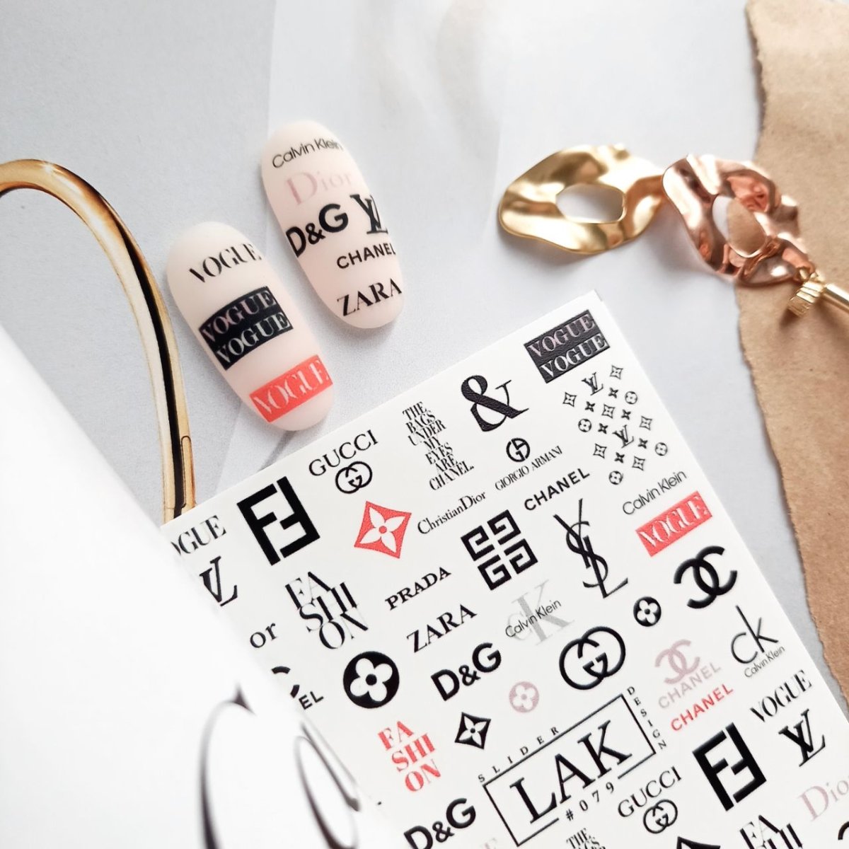 Nail stickers #079 - www.texasnailstore.com