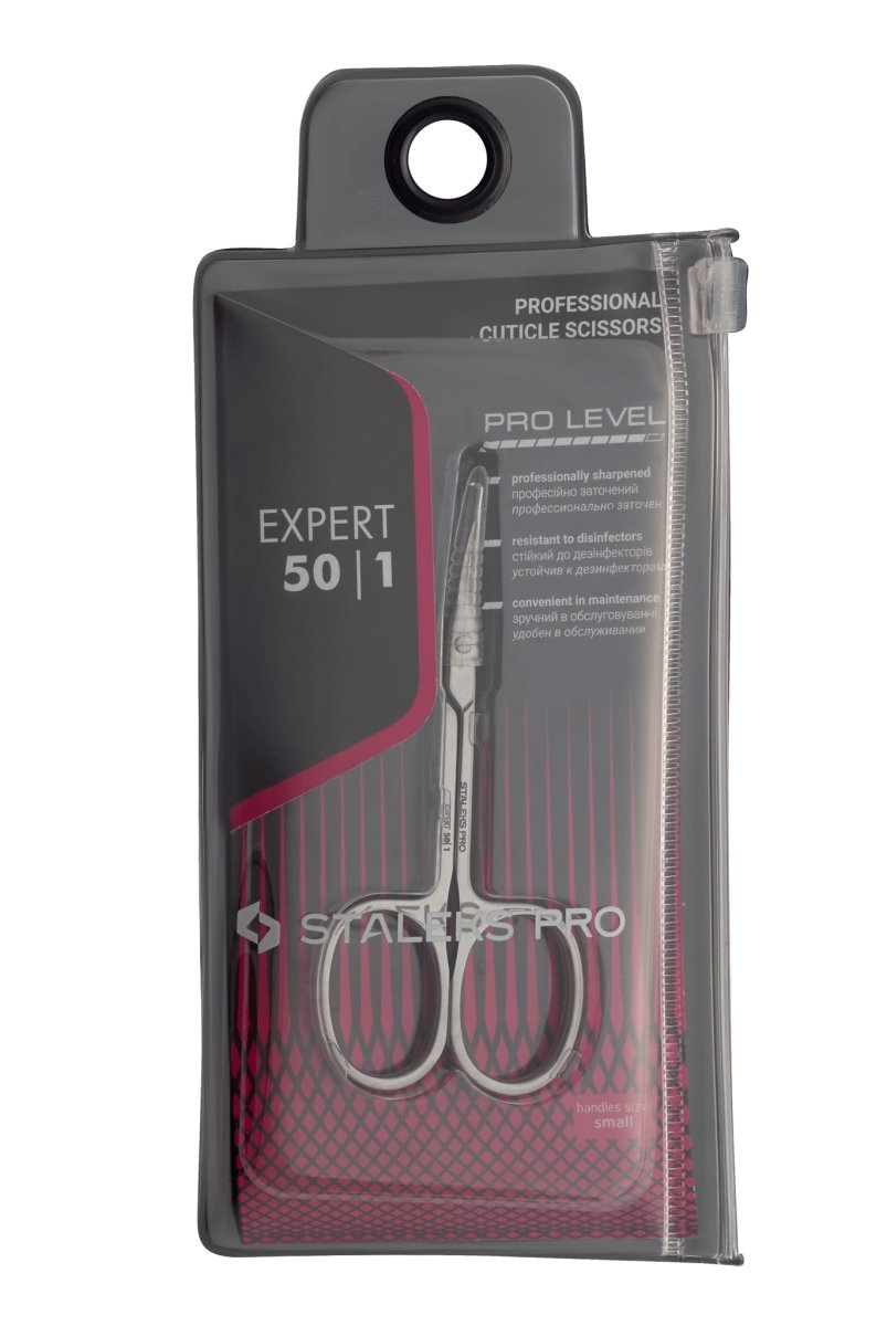 Professional cuticle scissors STALEKS PRO EXPERT 50 TYPE 1 - www.texasnailstore.com