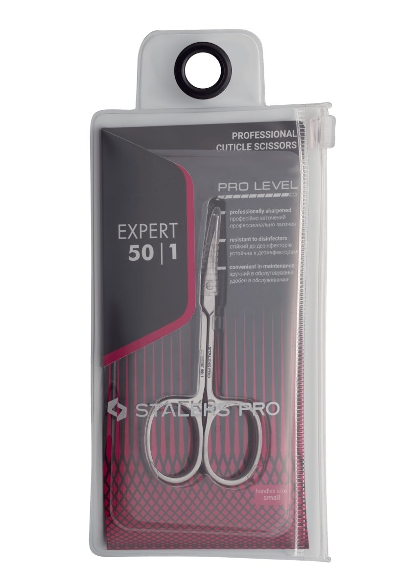 Professional cuticle scissors STALEKS PRO EXPERT 50 TYPE 1 - www.texasnailstore.com