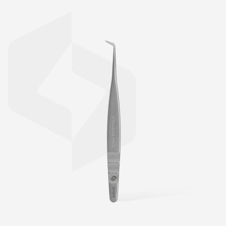 Professional eyelash tweezers EXPERT 40 TYPE 2 (L-shaped) - www.texasnailstore.com