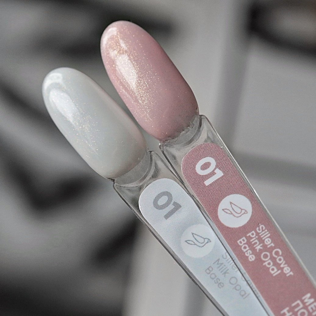 Siller Base Cover Opal Pink (15ml) - www.texasnailstore.com
