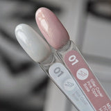 Siller Base Cover Opal Pink (15ml) - www.texasnailstore.com