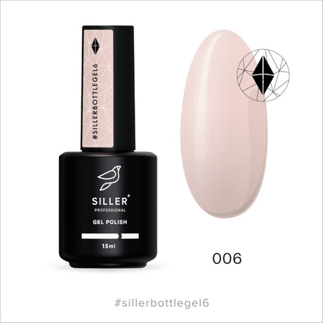 Siller Bottle Gel №6 (15ml) - www.texasnailstore.com