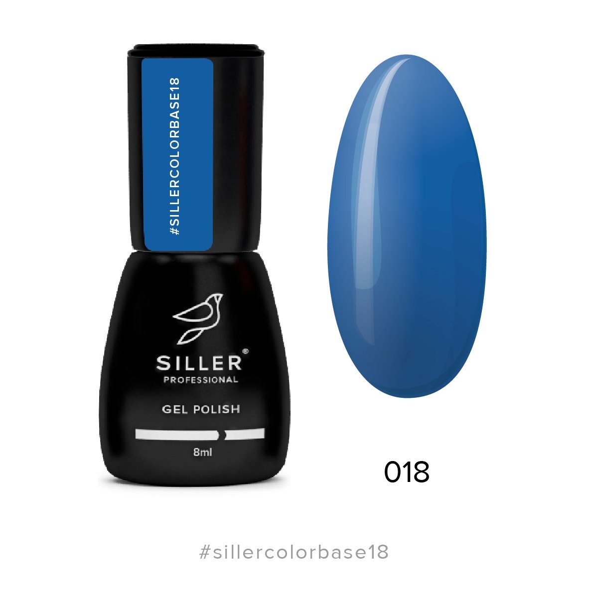 Siller Color Base №18 8ml - www.texasnailstore.com