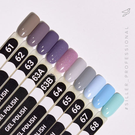 Siller Gel Polish №63A 8ml - www.texasnailstore.com