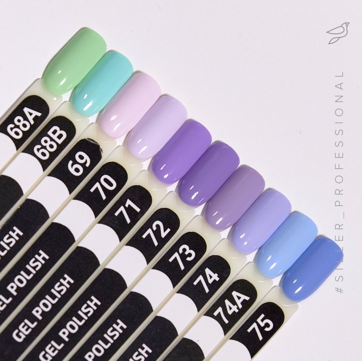 Siller Gel Polish №70 (8ml) - www.texasnailstore.com