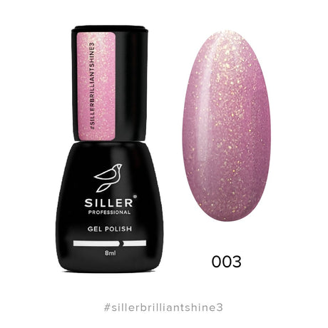 Siller Gel Polish Brilliant Shine №3 8ml - www.texasnailstore.com