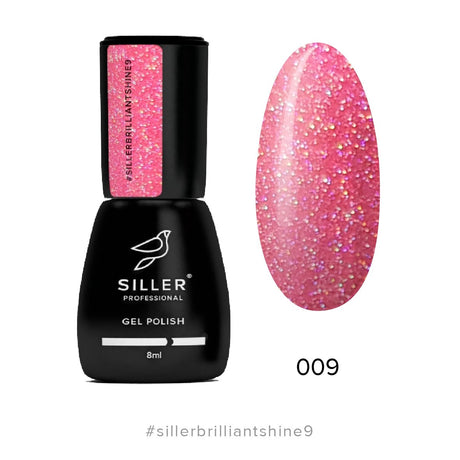 Siller Gel Polish Brilliant Shine №9 8ml - www.texasnailstore.com