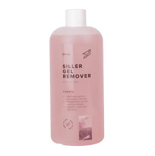 Siller Gel Remover "Sakura" - gel polish remover, 16.9oz - www.texasnailstore.com