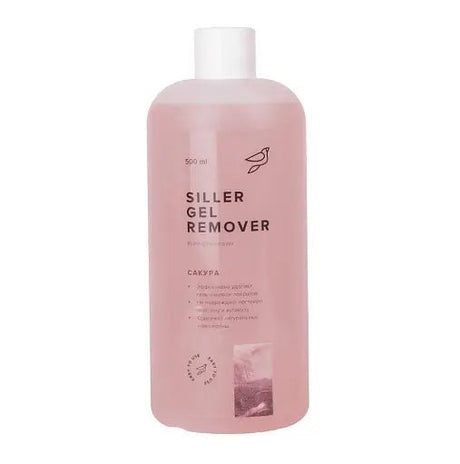 Siller Gel Remover "Sakura" - gel polish remover, 16.9oz - www.texasnailstore.com