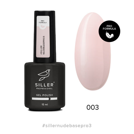 Siller Nude Base Pro №3 (15ml) - www.texasnailstore.com