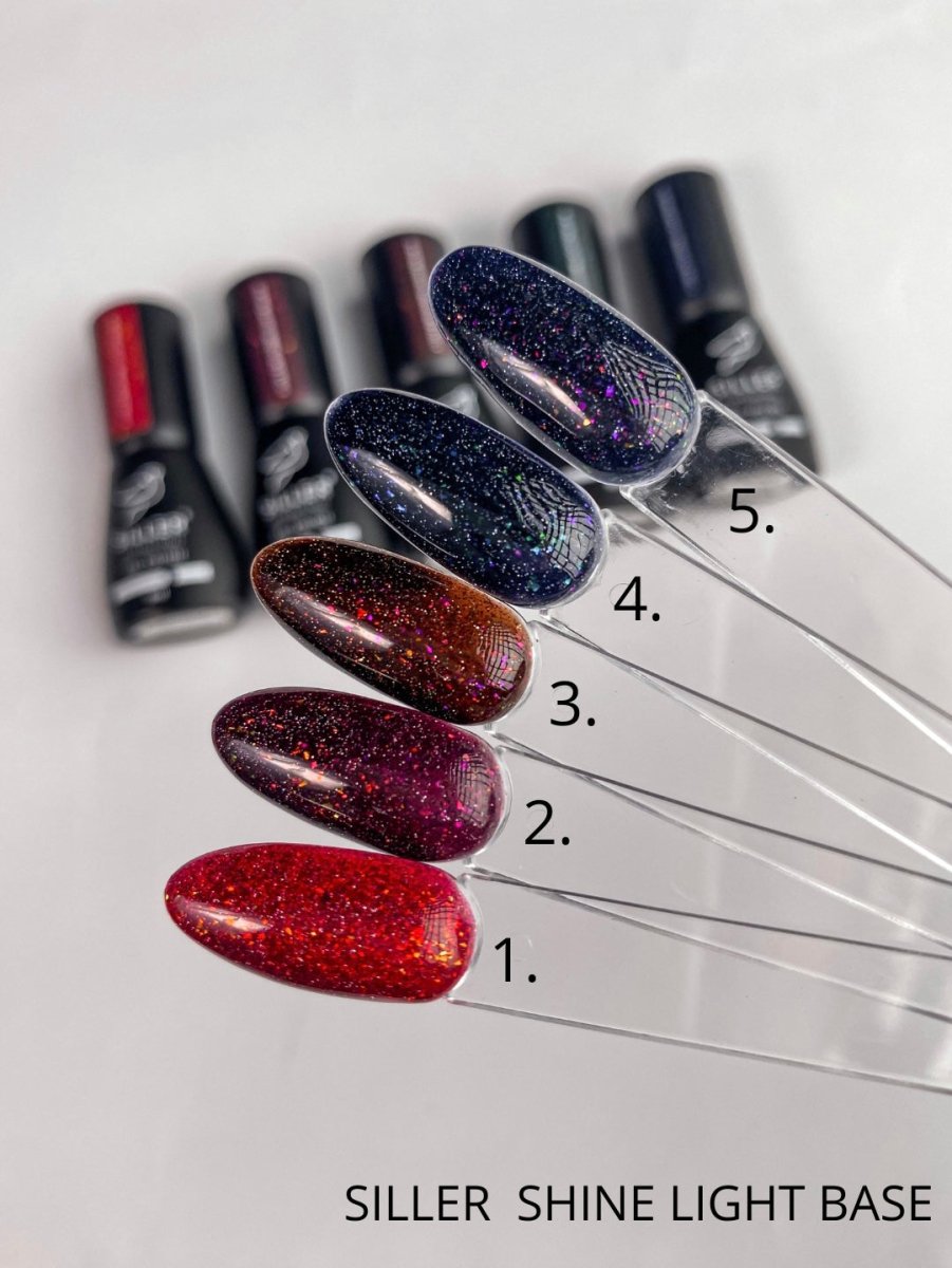 Siller Shine Light Base 2 — reflective base, 8ml - www.texasnailstore.com