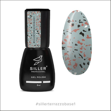 Siller Terrazzo Base #1 (8ml) - www.texasnailstore.com