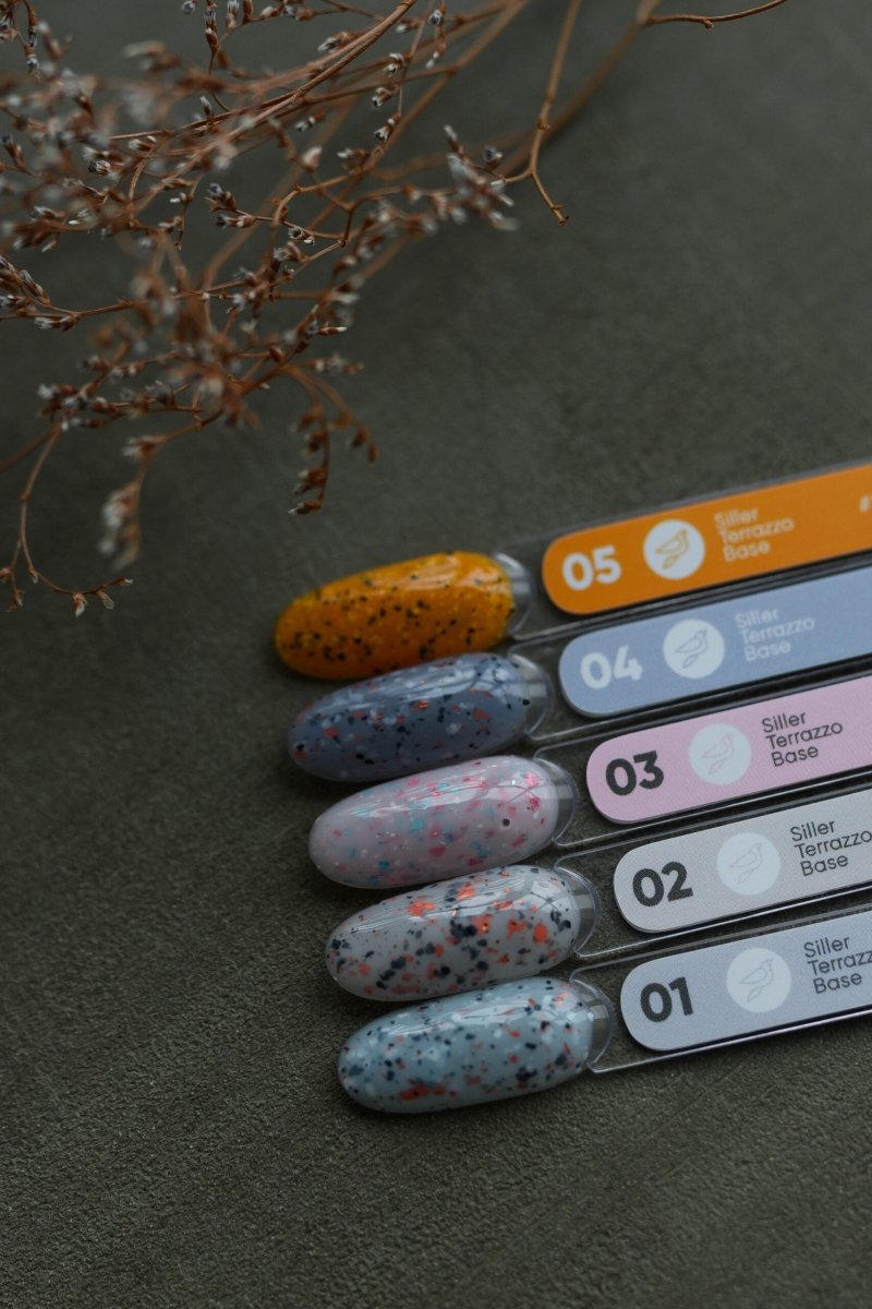 Siller Terrazzo Base #2 (8ml) - www.texasnailstore.com
