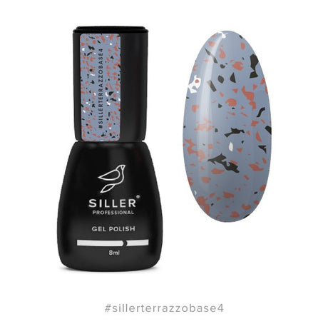 Siller Terrazzo Base #4 (8ml) - www.texasnailstore.com