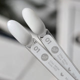 Siller White Base Pro №1 - color base (white), 15ml - www.texasnailstore.com