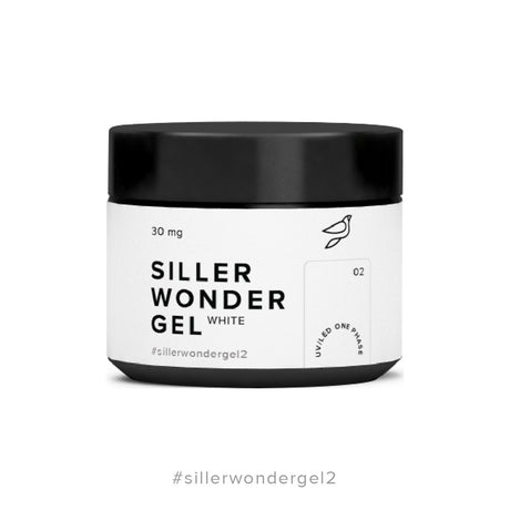 Siller Wonder Gel WHITE №2 - gel (white), 30mg - www.texasnailstore.com