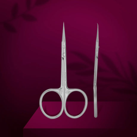 Staleks Professional cuticle scissors with hook EXCLUSIVE 21 TYPE 2 (magnolia) - www.texasnailstore.com