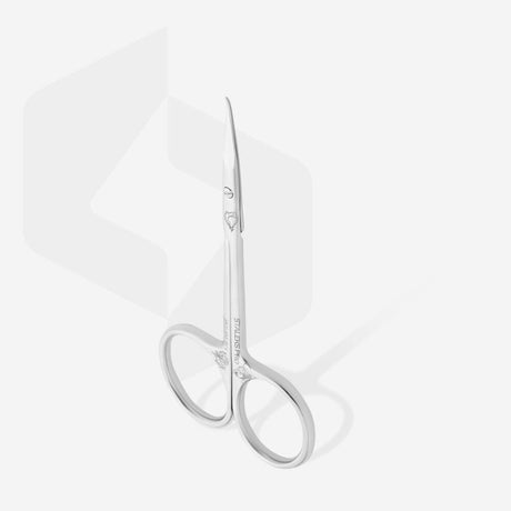 Staleks Professional cuticle scissors with hook EXCLUSIVE 23 TYPE 2 (magnolia) - www.texasnailstore.com