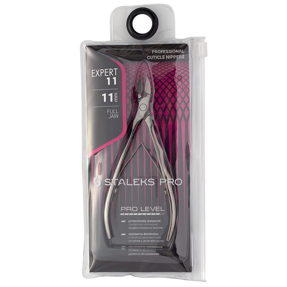StaleksmProfessional cuticle nippers EXPERT 11 11 mm - www.texasnailstore.com