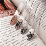 Taki Da 13 large stamping plate with demo card - www.texasnailstore.com